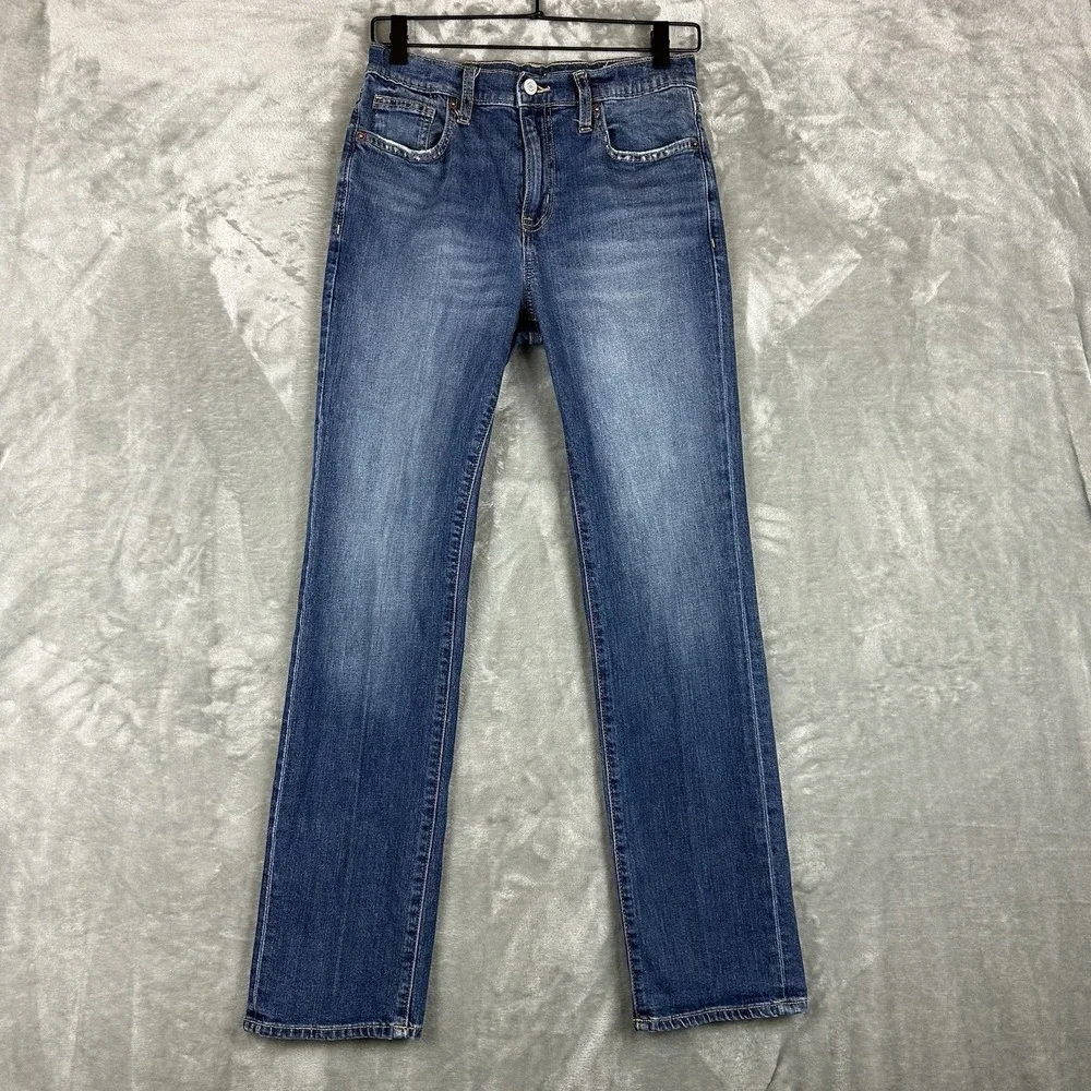 Old Navy Jeans Boys 16 Denim Blue Dark Wash Straight